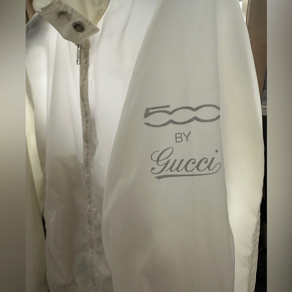 Fiat 500 By Gucci Nylon Jacket Off White- Size XS